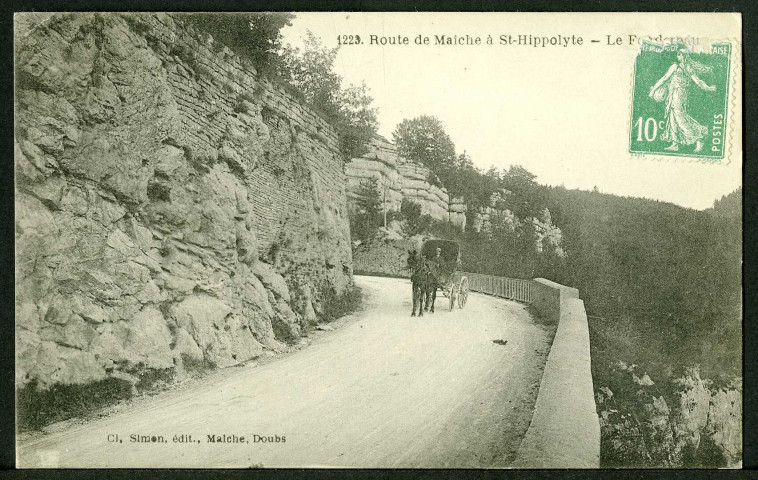 Route de Maîche à Saint-Hippolyte