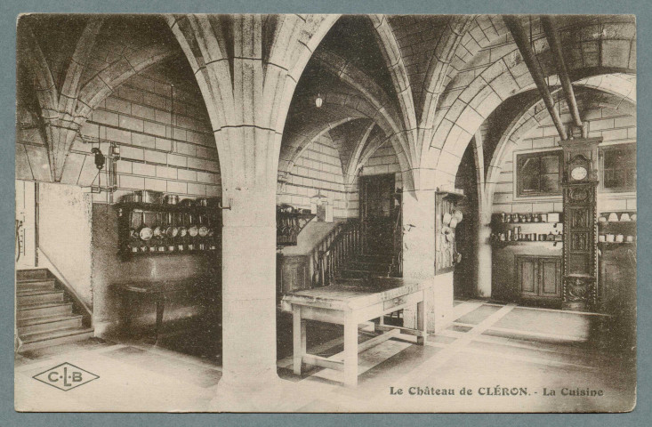 Château de Cléron, la cuisine