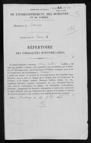 Volume n° 196