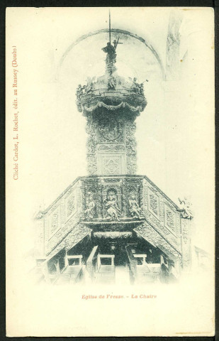 Église, la chaire