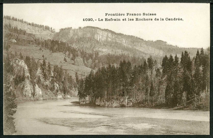 Le Refrain et les rochers de la Cendrée