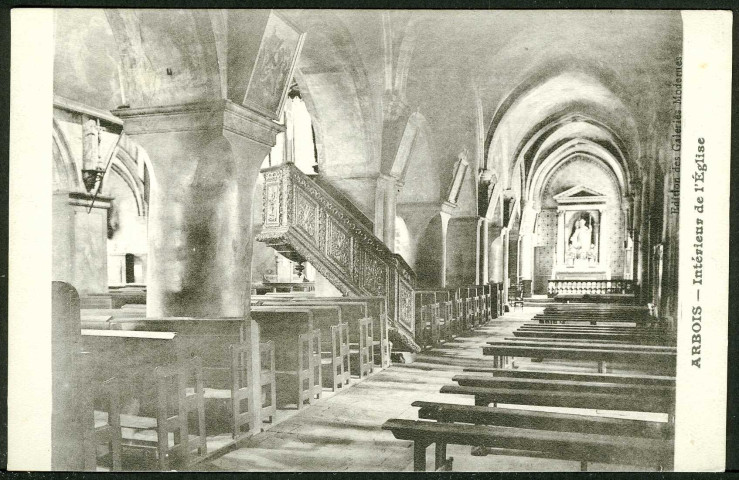 Intérieur de l'église Saint-Just