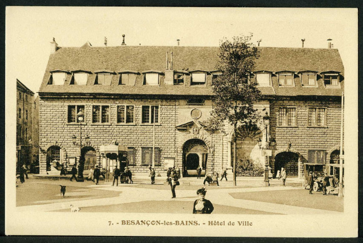Vue de l'hôtel de ville, XVIe s.