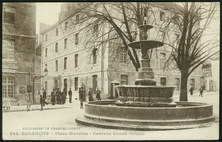 La caserne Condé, place Marulaz