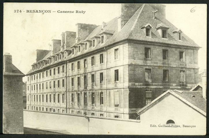 Vue des bâtiments depuis l'avenue Cusenier