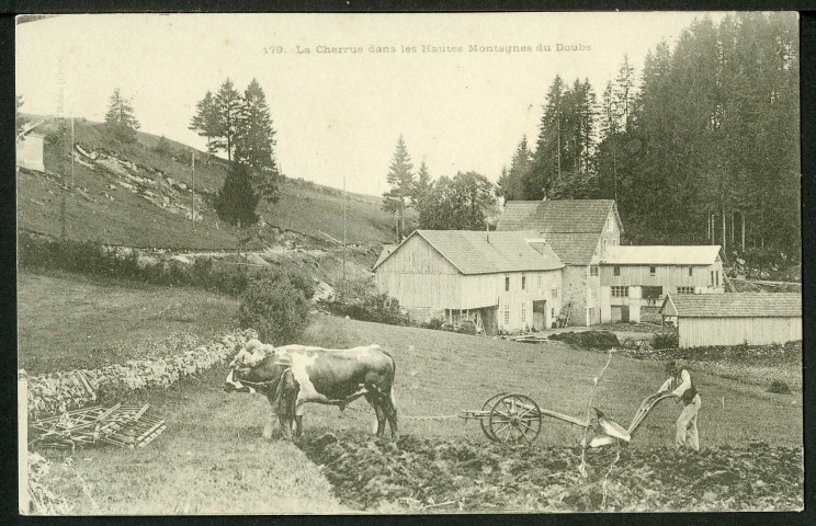 La charrue dans le Haut-Doubs