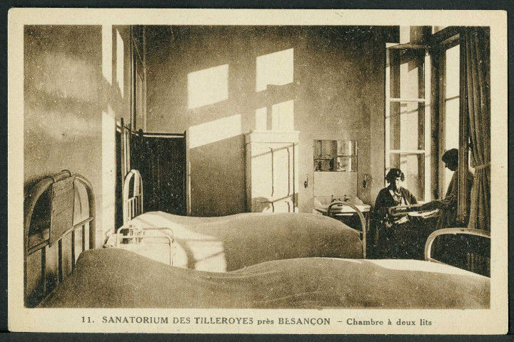 Chambre à deux lits