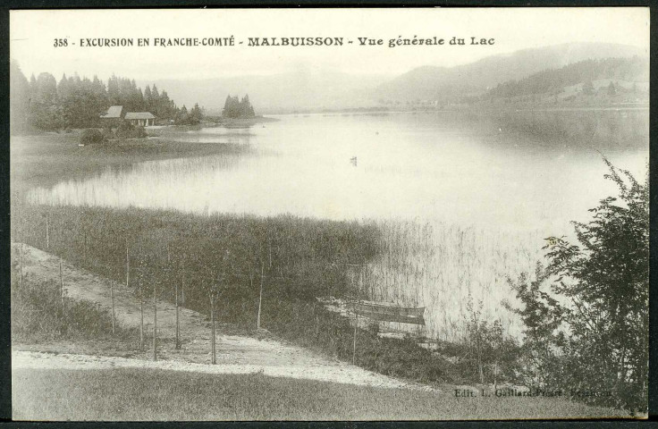 Vue générale du lac