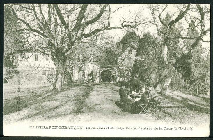 La grange, face d'entrée de la tour