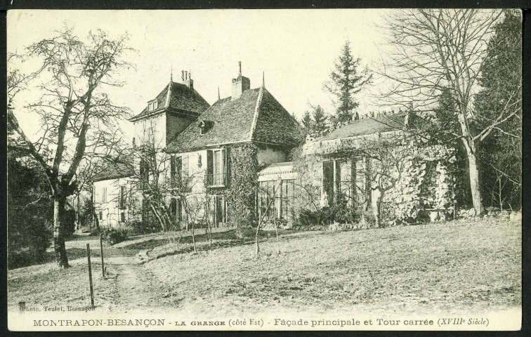La grange, façade principale et tour carrée