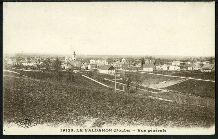 Vue générale du village