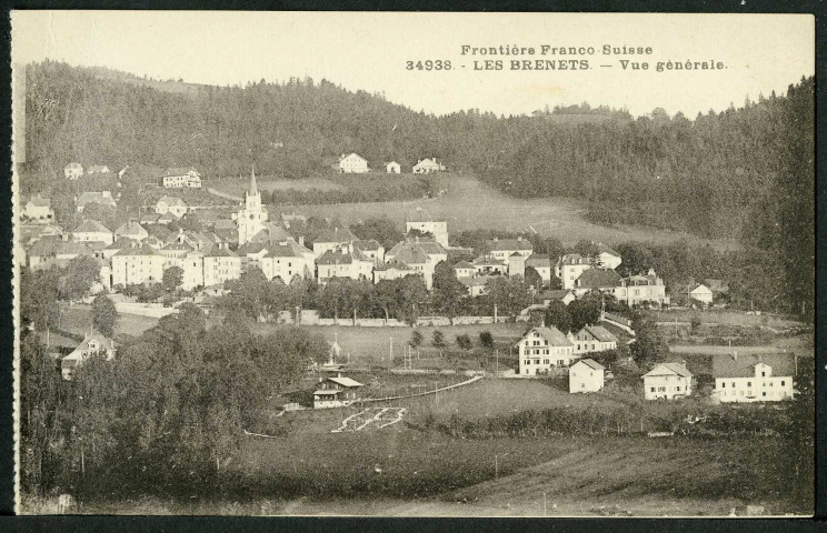Les Brenets, vue générale