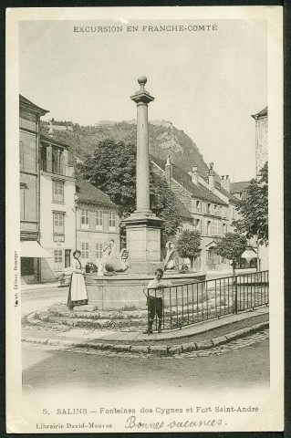 Fontaine des Cygnes et fort Saint-André