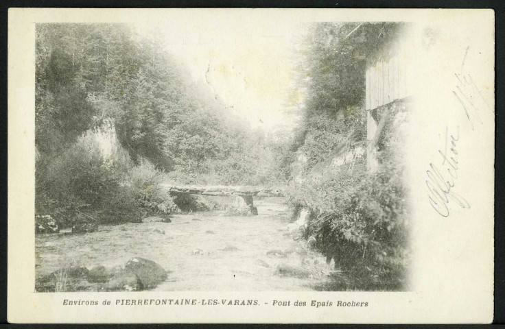 Pont des Epais Rochers