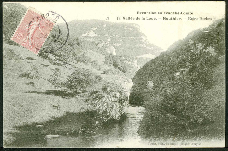 Vallée de la Loue. Mouthier. Entre-Roches