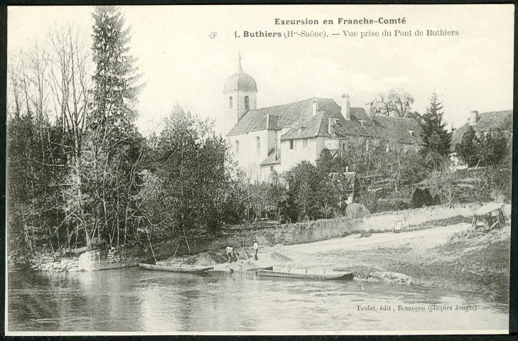 Vue prise du pont de Buthiers