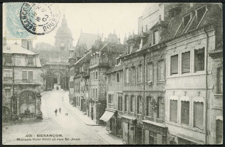 Maison Victor Hugo et rue Saint-Jean
