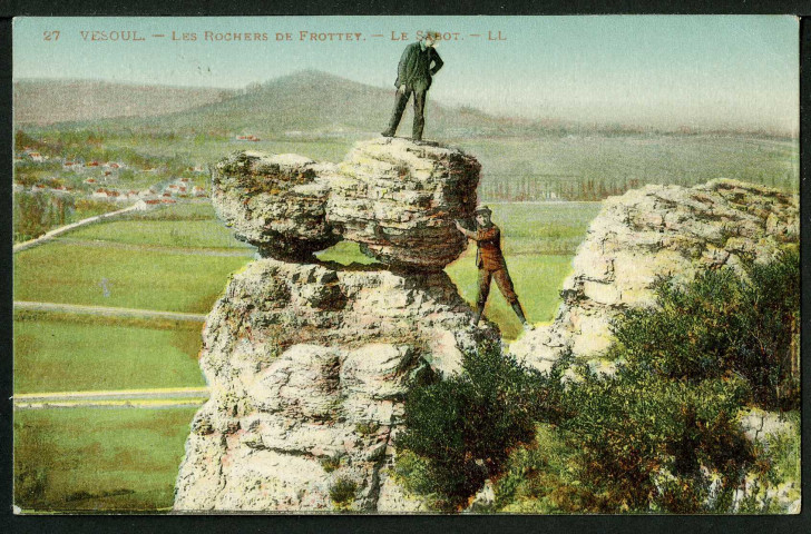 Les rochers de Frotey, le sabot