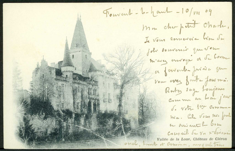 Vallée de la Loue, château de Cléron