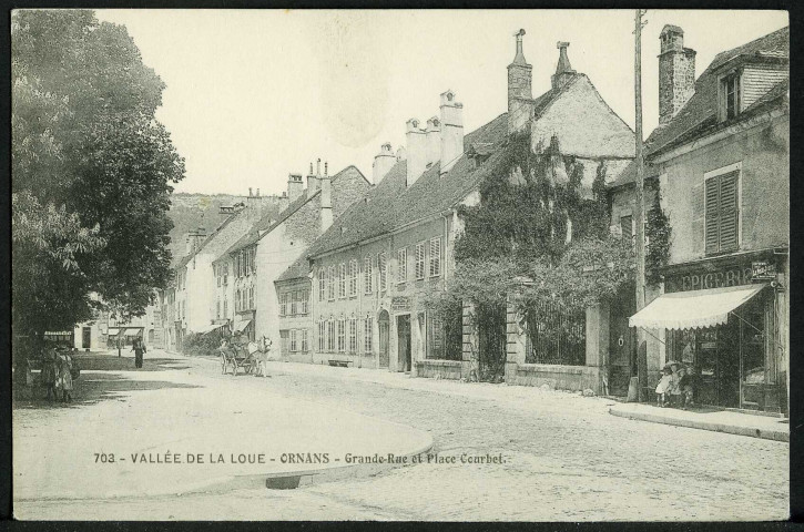 Place Courbet et Grande Rue