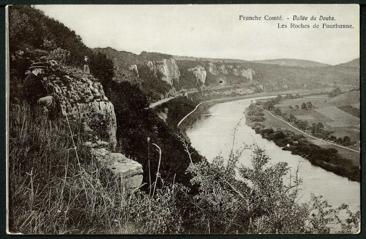 Vallée du Doubs. Les roches de Fourbanne