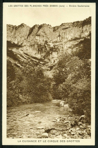 Les grottes, rivière souterraine