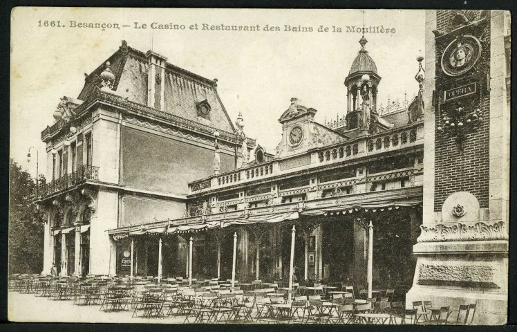 Le casino et restaurant des bains de la Mouillère