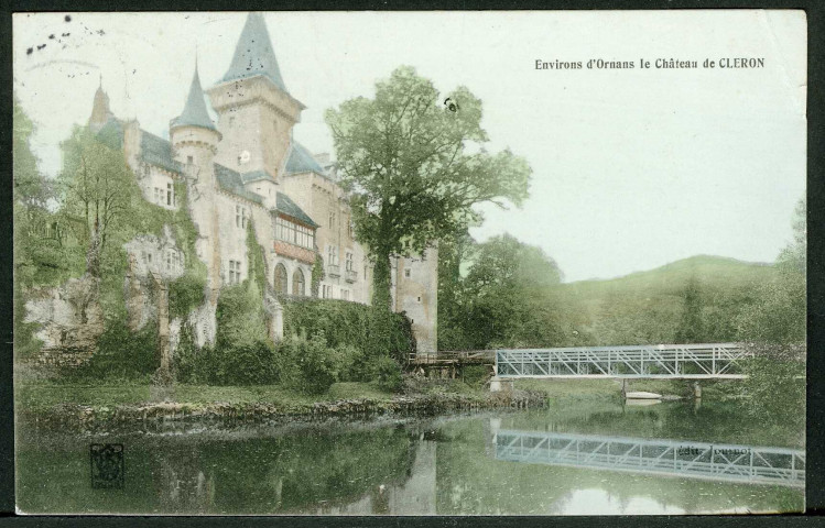 Environs d'Ornans, château de Cléron