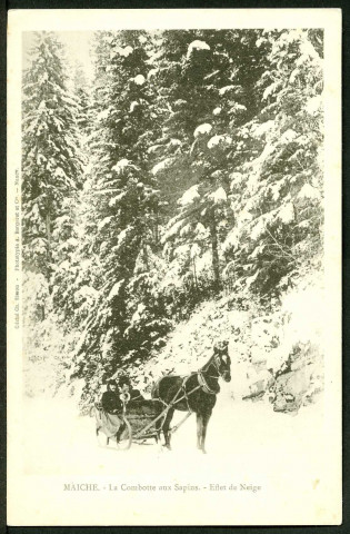 La combotte aux sapins