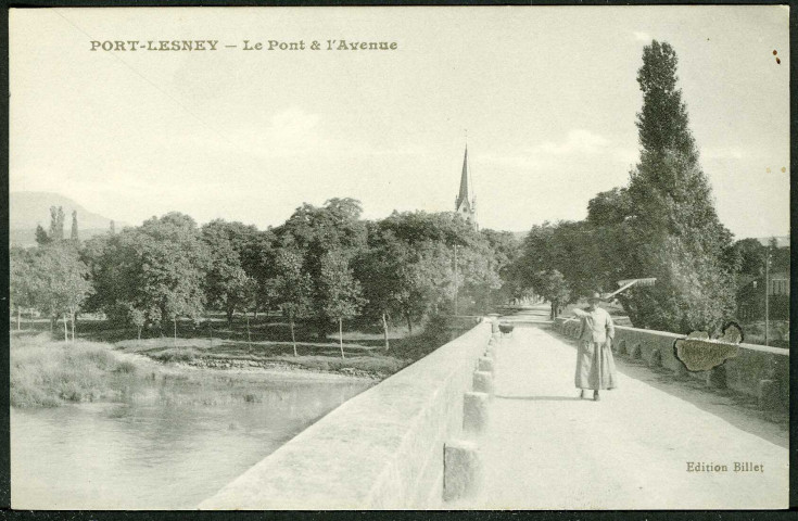 Le pont et l'avenue