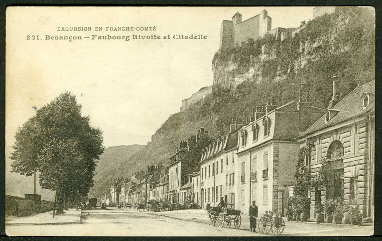 Faubourg Rivotte et citadelle