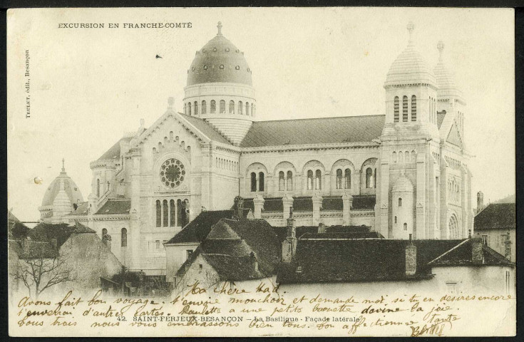 Basilique de Saint-Ferjeux, façade latérale