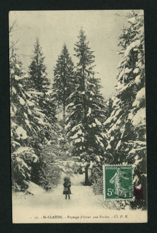 Paysages d'hiver aux Foules