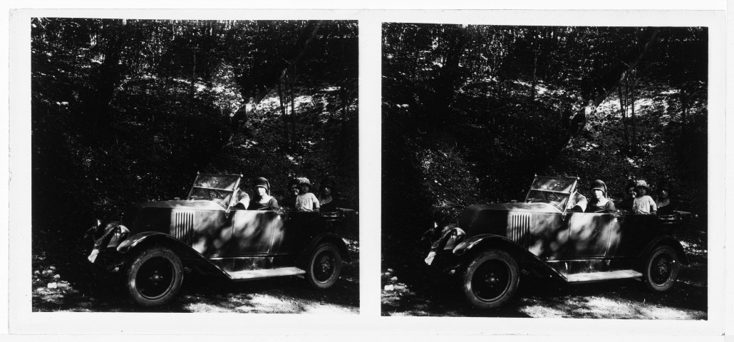 La voiture sur le départ