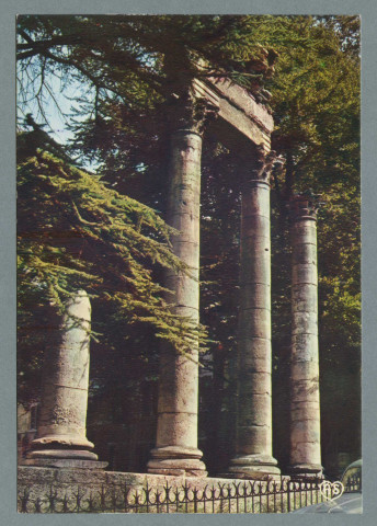 Colonnes romaines. Square Castan
