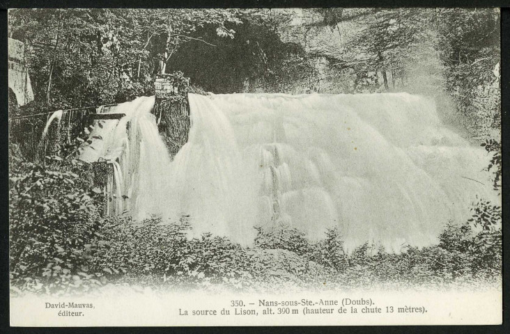 Nans-sous-Sainte-Anne. La source du Lison