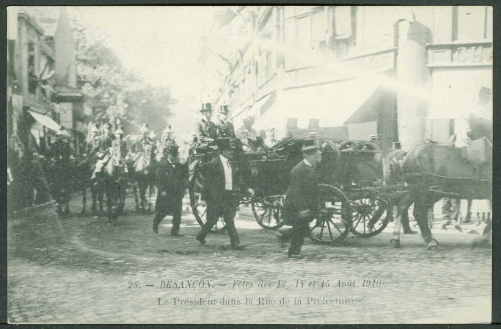 Le président Fallière rue de la Préfecture