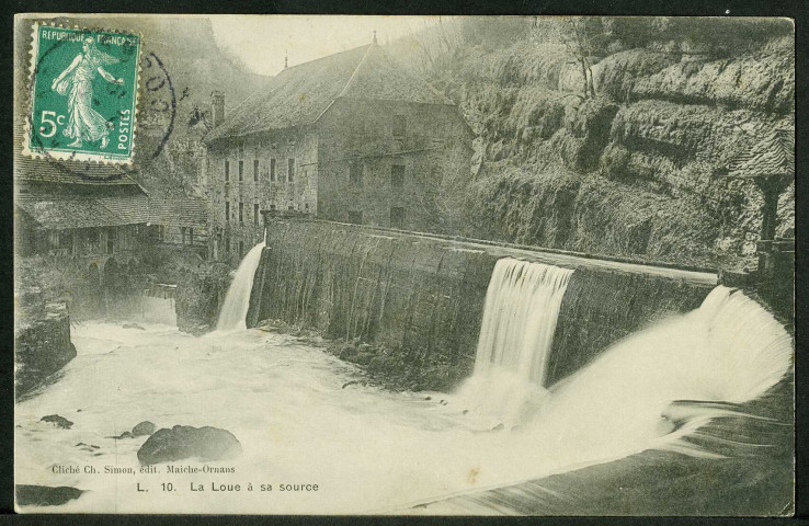 La Loue à sa source