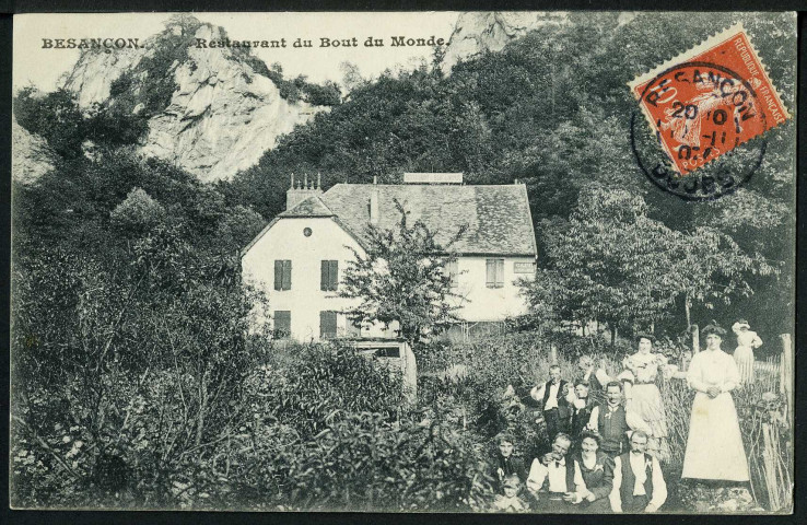Besançon. Restaurant du Bout-du-Monde