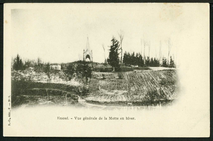 Vue générale de la Motte en hiver