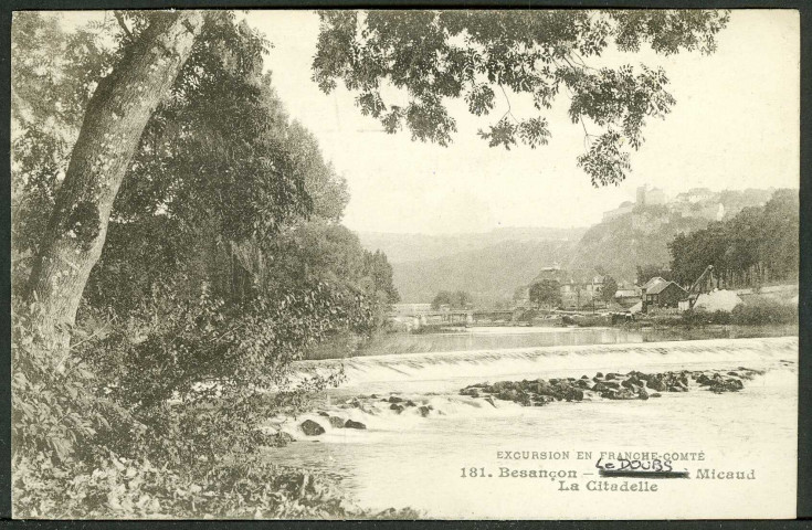 Le Doubs à Micaud, la citadelle
