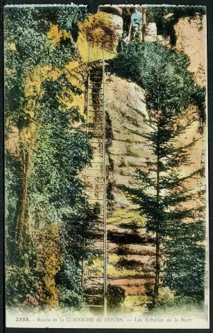 Route de la Corniche du Doubs, les Échelles de la Mort