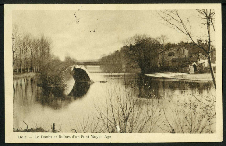 Les ruines du pont romain