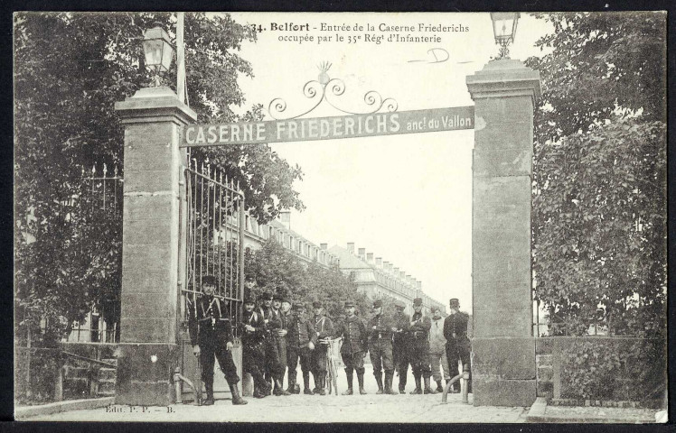 La caserne Friederichs
