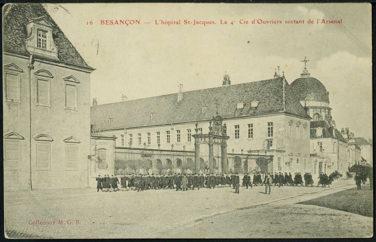 Vue générale de l'hôpital Saint-Jacques