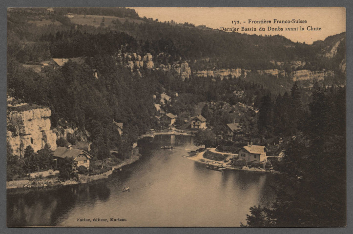 Dernier bassin du Doubs avant la chute