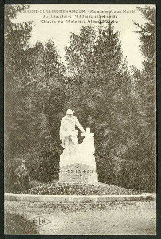 Monument aux morts du cimetière militaire de Saint-Claude
