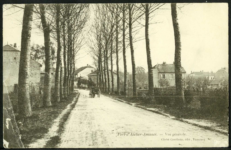 Port-d'Atelier-Amance, vue générale