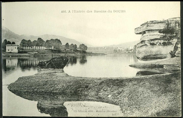A l'entrée des bassins du Doubs