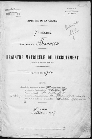Volume 4, n°s 1665 à 1667